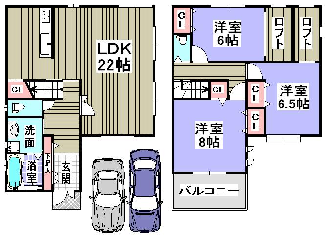 Building plan example (floor plan). Building plan example ( Issue land) Building Price Ten thousand yen, Building area sq m