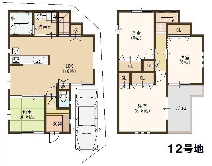 Floor plan. "New life support Campaign! Options 500,000 yen worth gift! "