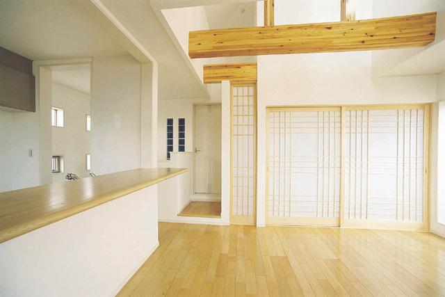 Living. It produces a feeling of freedom push up the ceiling part.