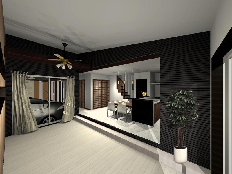 Building plan example (Perth ・ Introspection). Building plan example (No. 1 place) building set price 30,800,000 yen ■ Chic & modern introspection ■