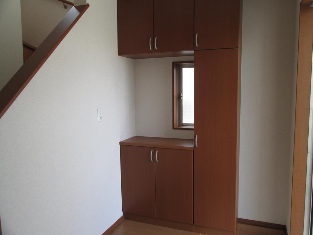 Entrance. Shoes is put