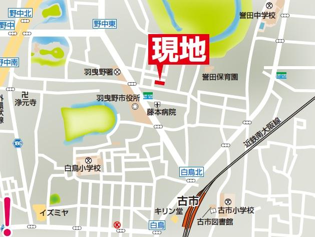 Local guide map. Please feel free to visitors.