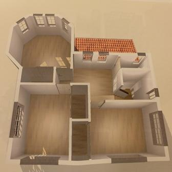 Building plan example (Perth ・ Introspection). Building plan example