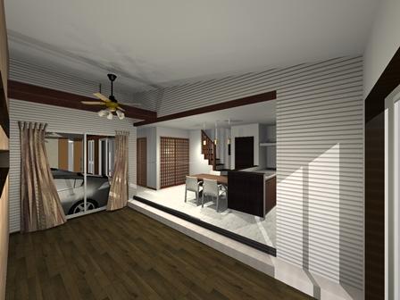 Building plan example (Perth ・ Introspection). Building plan