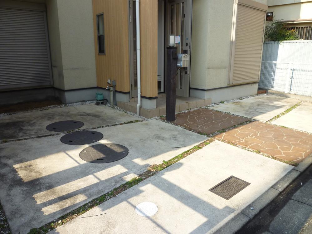 Parking lot. It is two cars parking Allowed