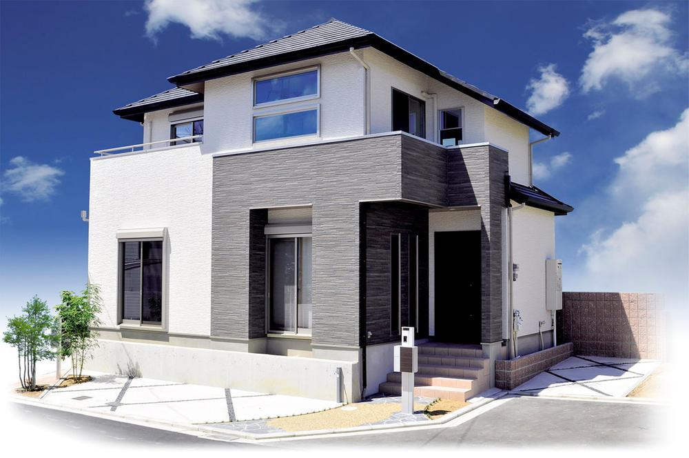 Local appearance photo. Two-tone color in the simple appearance (construction cases)