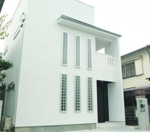 Local land photo. Building plan example