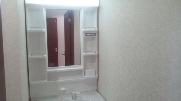 Wash basin, toilet. Hectic morning in the lavatory of the room also