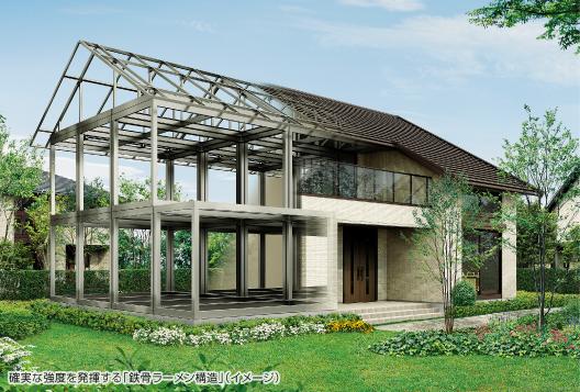 Other Equipment.  ■ The thickness of the steel hybrid structural columns of Misawa Homes is, Thickest 125mm angle as the steel-based unit housing. in addition, Configure the building in the robust beam, which is also 175mm. Even when an external force is applied, such as an earthquake or wind pressure, Without concentrating the force to one point, It is characterized by tenacity to supple absorbed in the whole building.