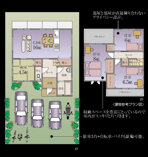 Building plan example (floor plan). Building plan example