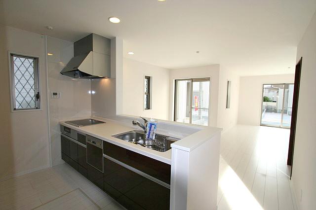 Kitchen. With built-in dishwasher