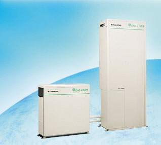 Other Equipment. W generated by the fuel cell energy farm of Osaka Gas (same specifications photo)