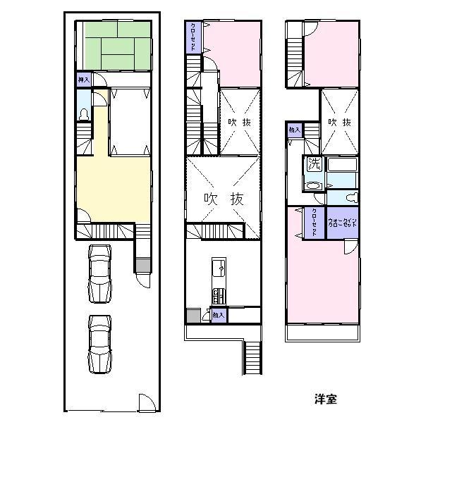 Floor plan. 29,800,000 yen, 4LDK + S (storeroom), Land area 101.58 sq m , Building area 131.67 sq m