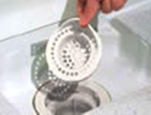 Bathroom. Easy discarded hair catcher