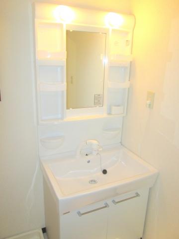 Wash basin, toilet. Wash basin is with shower!