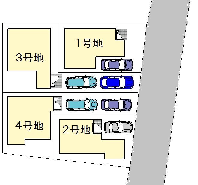 The entire compartment Figure. Also to ensure privacy in the city center to be dense,  Peace of mind ・ Elaborate a variety of ideas to be able to live comfortably, It has adopted a state-of-the-art facilities.