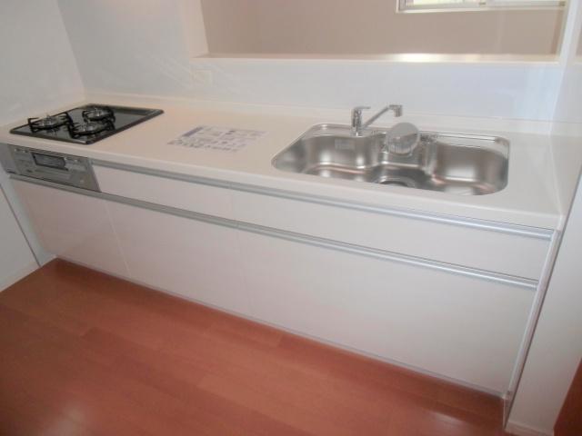 Kitchen. Wide type of system kitchen is the face-to-face