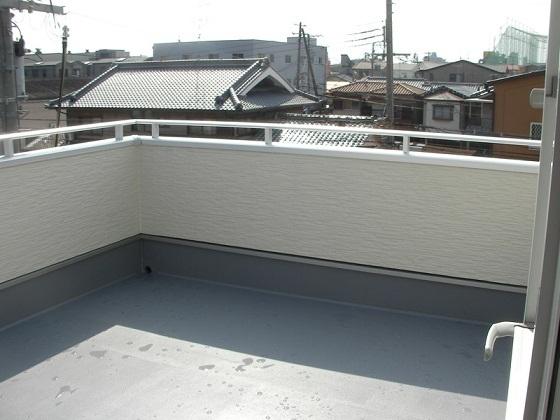 Balcony. Rebuilding model example