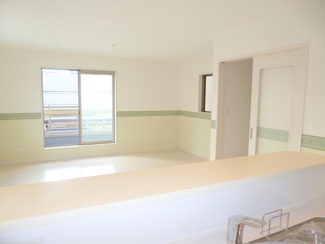 Living. Kitchen with a refreshing feeling of freedom