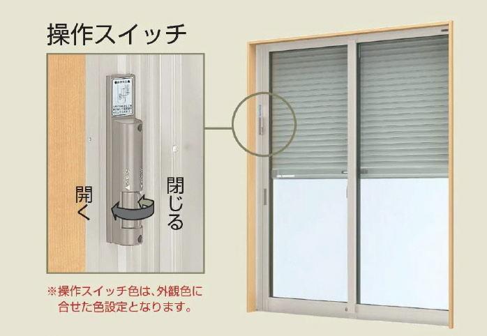 Security equipment. Opening and closing of the shutter can be in operation in the room even while the gown.