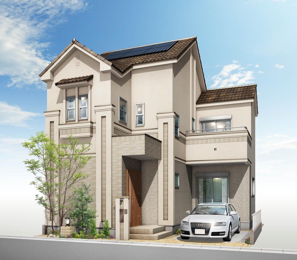 Rendering (appearance). Clear long-term quality housing certification standards. Also supports free design. It covers an area of ​​about 80 sq m  ~ About 129 sq m to offer.