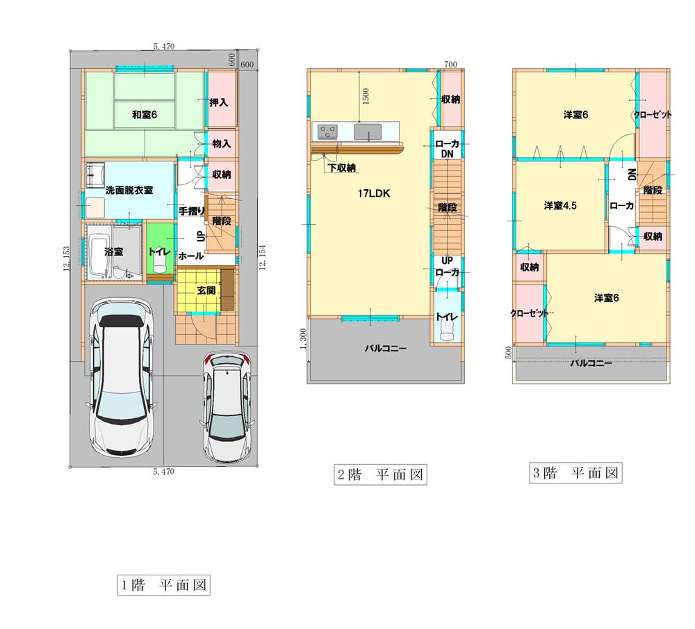 Floor plan. 27,800,000 yen, 4LDK, Land area 66.48 sq m , Building area 98.64 sq m
