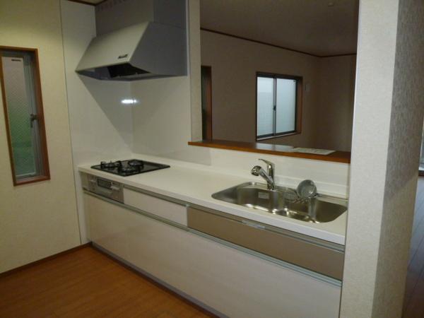 Kitchen. With dish washing dryer to support the mom