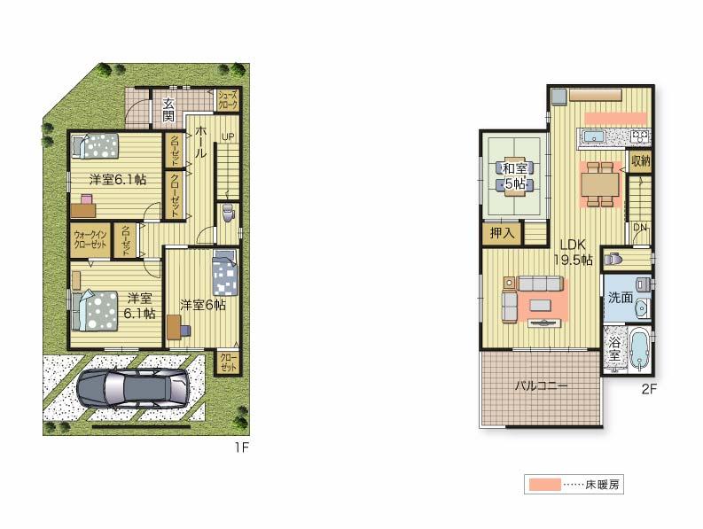 The popular two-story plan
