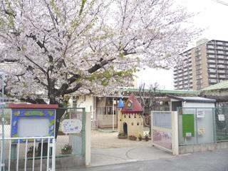 kindergarten ・ Nursery. Higashi-Osaka Tatsui Kibe to kindergarten 382m
