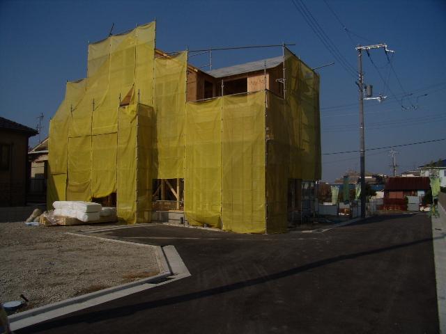 Local photos, including front road. Local (December 5, 2013) Shooting, 3 was No. land completion of framework