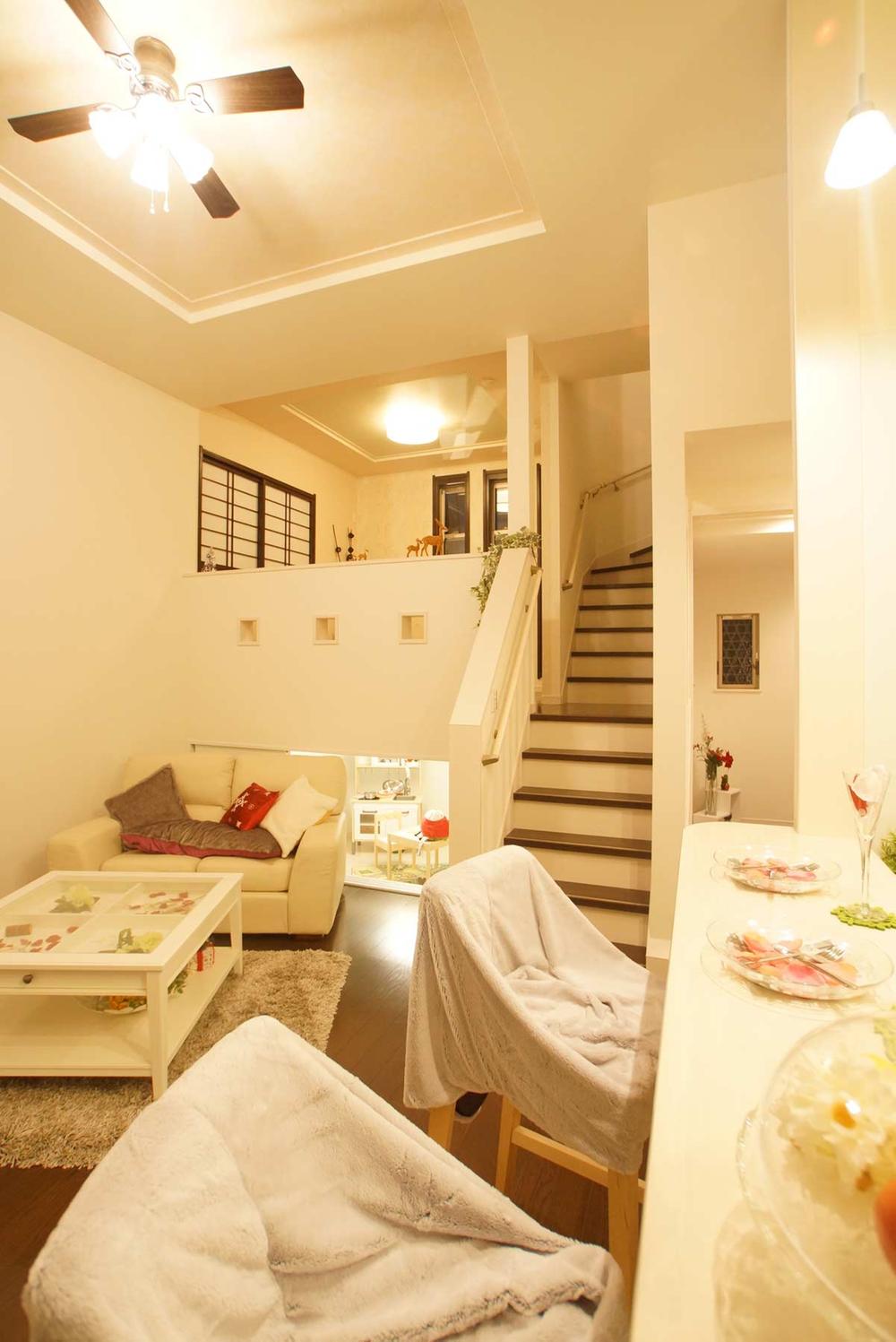 Same specifications photos (living). A living room stairs, Release full of sense of living!