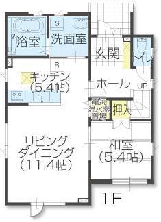 Floor plan. 31,600,000 yen, 4LDK, Land area 175.2 sq m , Building area 118.56 sq m 1 floor