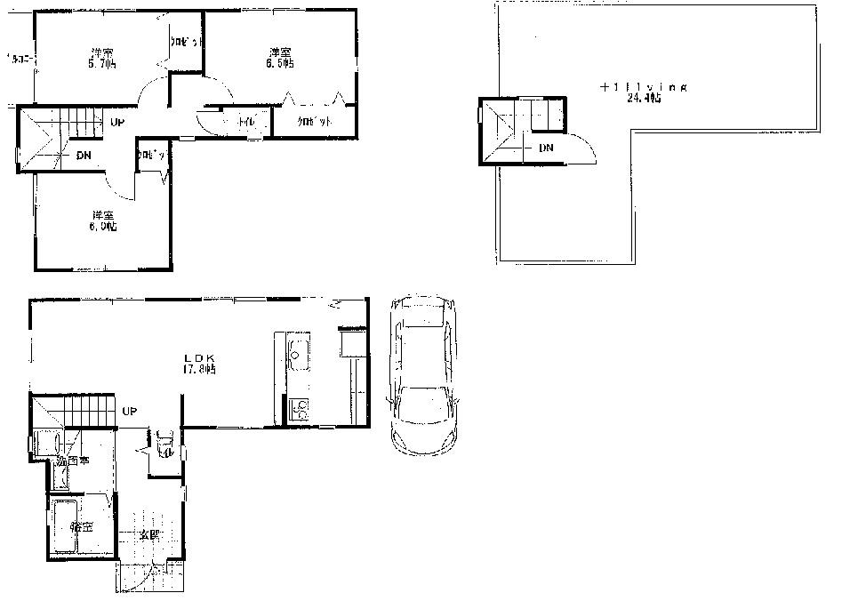 Floor plan. 31,800,000 yen, 3LDK, Land area 120.11 sq m , Building area 92.62 sq m