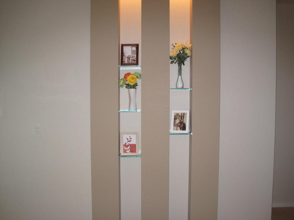 Building plan example (introspection photo). Cabinet also makes the light of in comes to soft and spotlights at night!