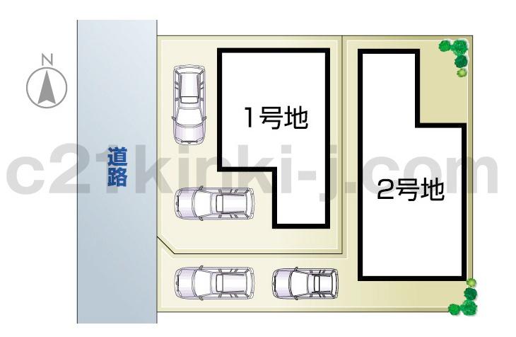 The entire compartment Figure. All 2 House! The entire road 4.0m!