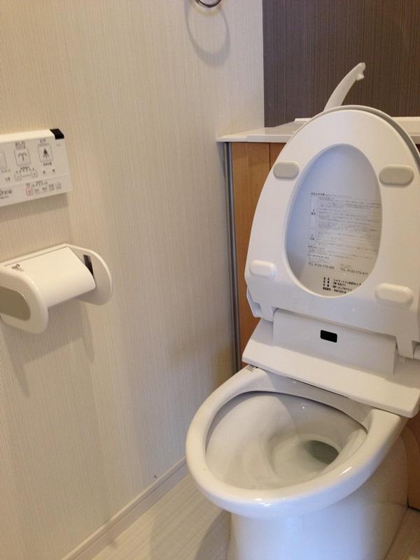 Toilet. Washlet comes with course
