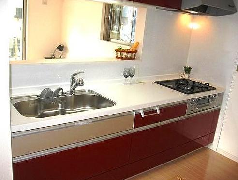 Kitchen. The company Example of construction It is functional and easy-to-use kitchen. Cleaning is a breeze of system Kitchen.