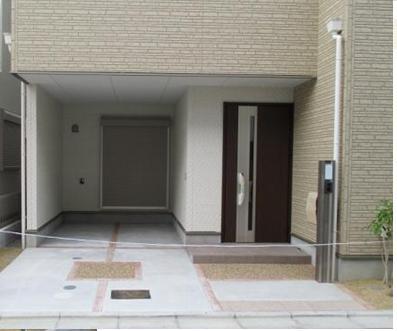 Parking lot. Garage company construction cases