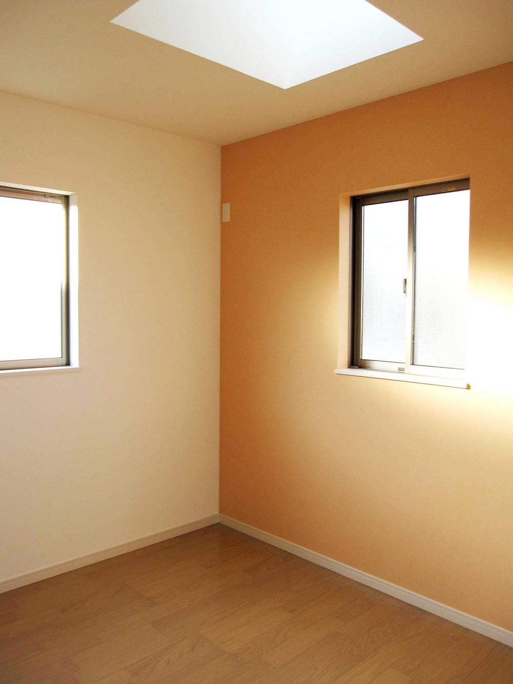 Non-living room. Bright children's room, which was adopted skylight