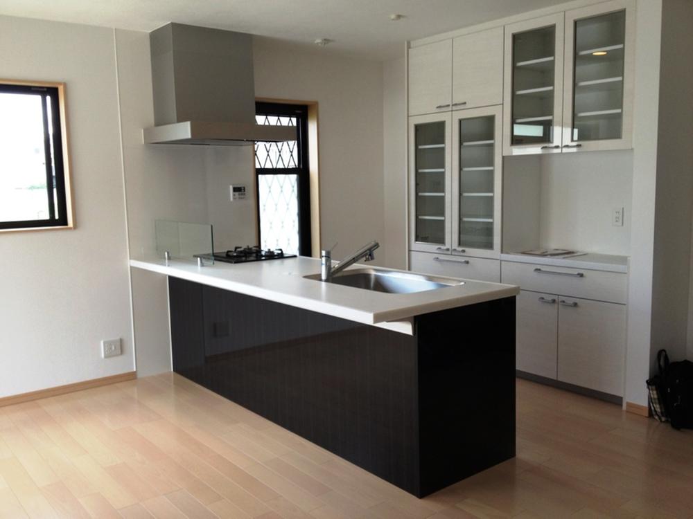 Kitchen. Stylish counter kitchen