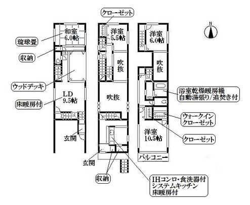 Floor plan. 29,800,000 yen, 4LDK, Land area 100.58 sq m , Building area 131.67 sq m