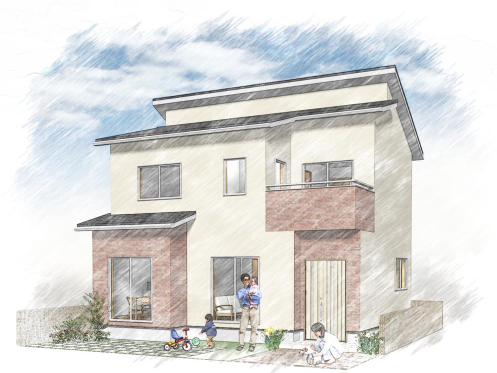 Building plan example (Perth ・ appearance). Building plan example Building price 13 million yen, Building area    sq m