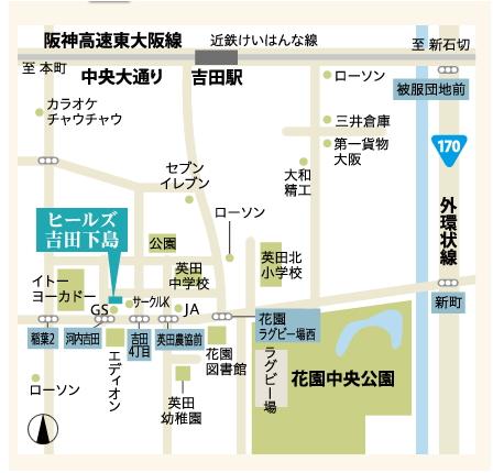 Local guide map. Information map