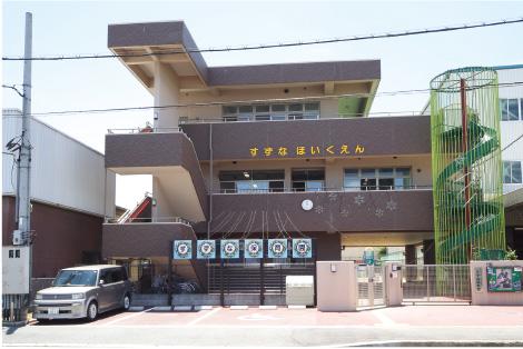 kindergarten ・ Nursery. 800m walk about 10 minutes until the tin nursery