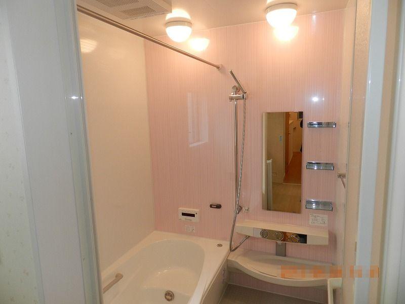 Same specifications photo (bathroom). The bus time to settle down in the pink  Example of construction