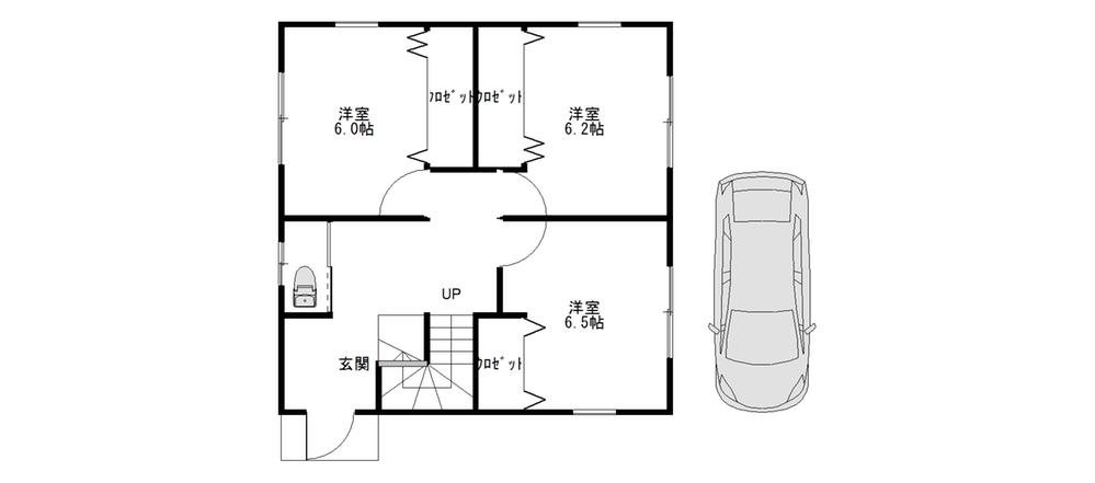 Floor plan. 32,800,000 yen, 4LDK, Land area 143.04 sq m , Building area 108.54 sq m 1F