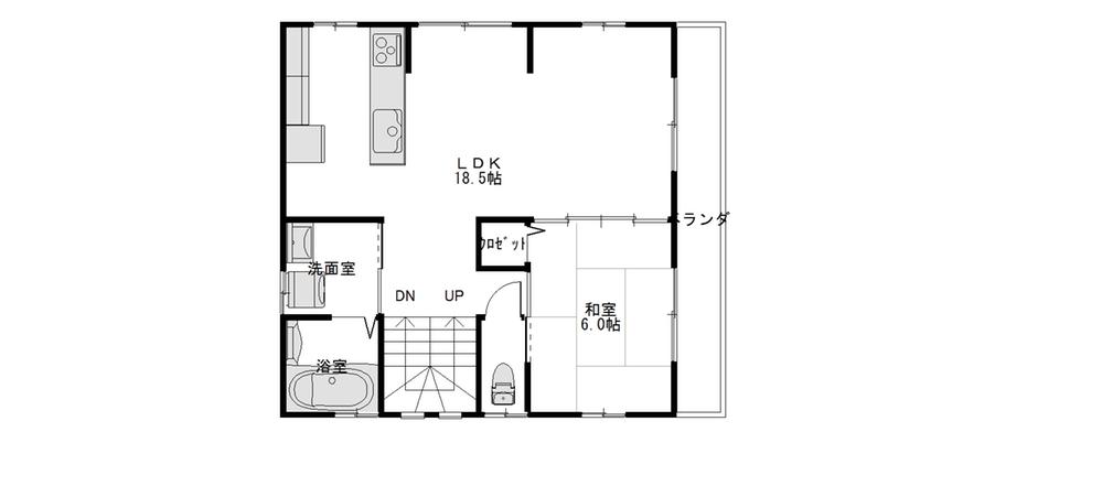 Floor plan. 32,800,000 yen, 4LDK, Land area 143.04 sq m , Building area 108.54 sq m 2F