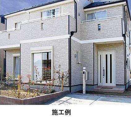 Local appearance photo. Example of construction spacious two-story plan.