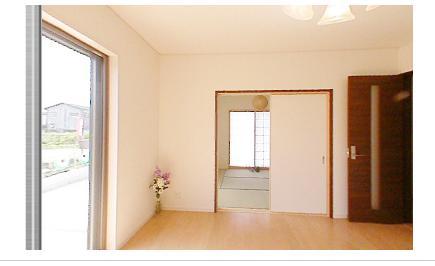 Living. Example of construction 16 Pledge of spacious LDK, Is going to be a space to gather natural and Family.