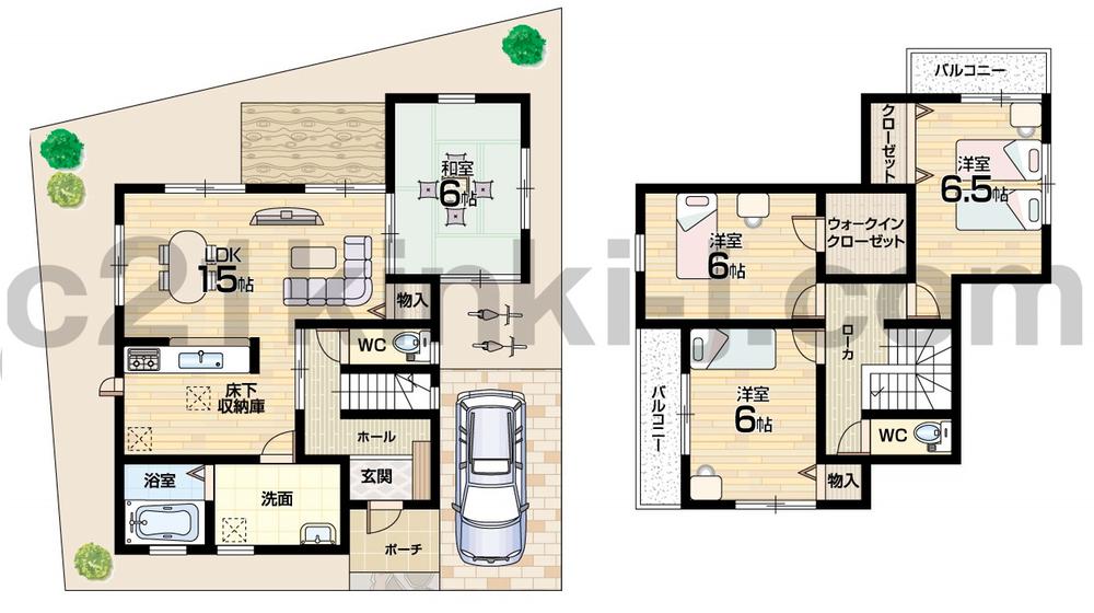 Floor plan. (No. 4 locations), Price 23.8 million yen, 4LDK, Land area 119.57 sq m , Building area 100.19 sq m